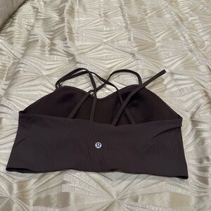 lululemon athletica Dark Brown Strappy Sports Bra